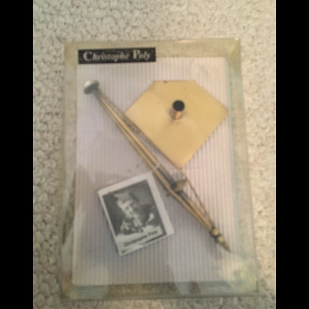 Christophe Poly vintage pen new in box with holder